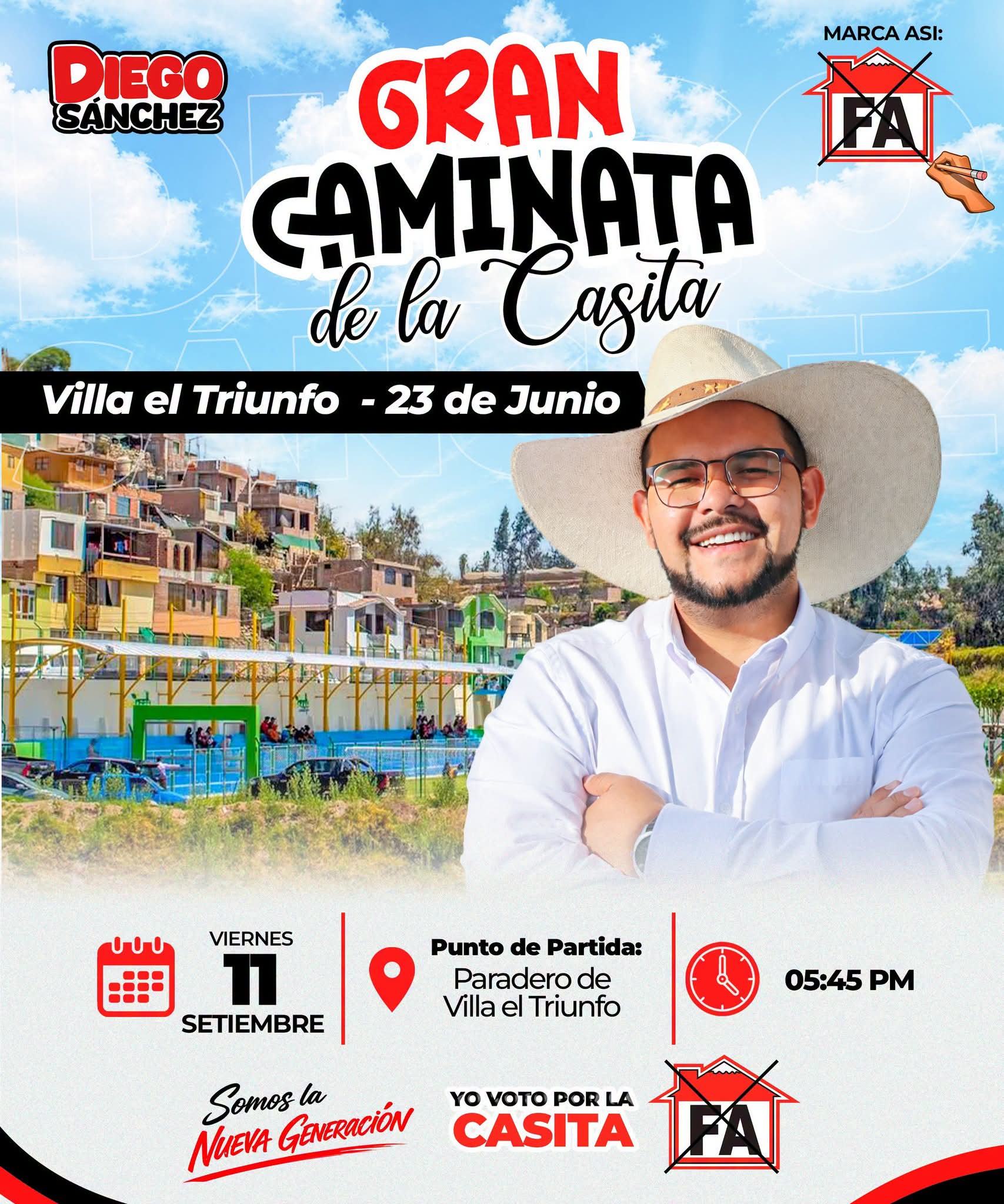 CAMINATA VILLA EL TRIUNFO