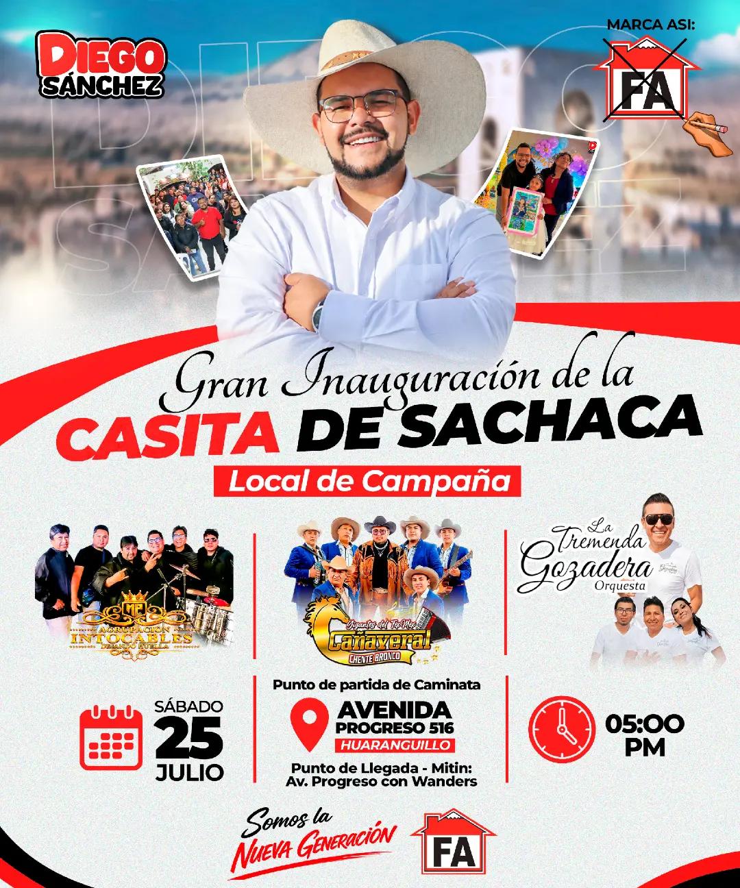 TE INVITAMOS A NUESTRA INAGURACION DE NUESTRO LOCAL DE CAMPAÑA
